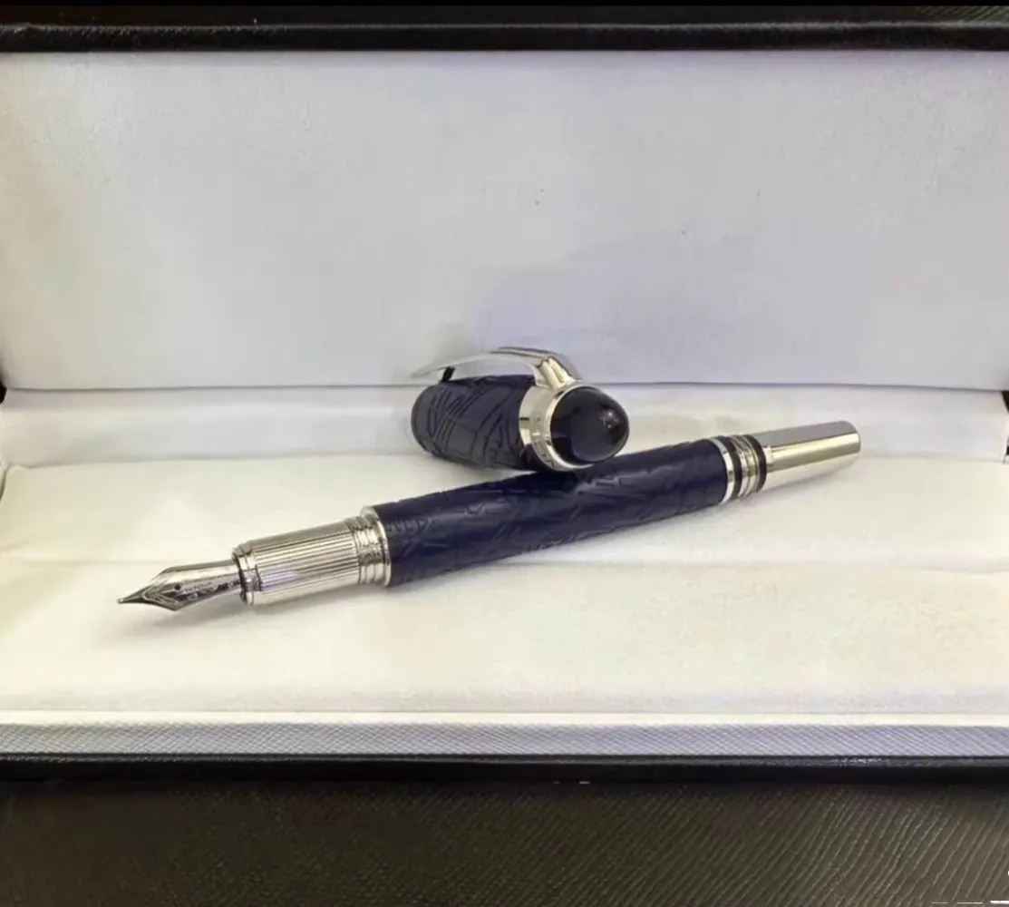 wholesale The "Great Star Walker" Series - Blue Planet Metal Model Signature Pen, Gem Pen, Fountain Pen, Heavy Feel_voghion.com