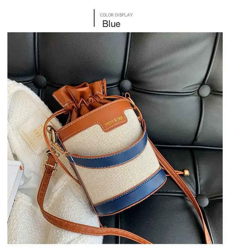 Damen Umhängetasche Cyder PU Leder Bucket Crossbody Bag Lässige Drstring Handtaschen Geldbörse für Reisen Shoppin241104_voghion.com