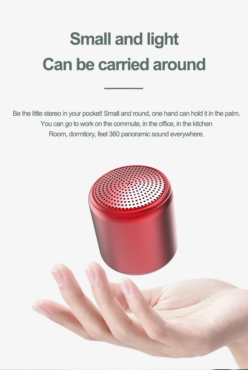 Aron 16 Renkli Kablosuz V5.0 Bluetooth Hoparlör Taşınabilir Akıllı Ses Kutusu TWS Stereo Müzik Subwoofer Desteği TF Kartı_voghion.com