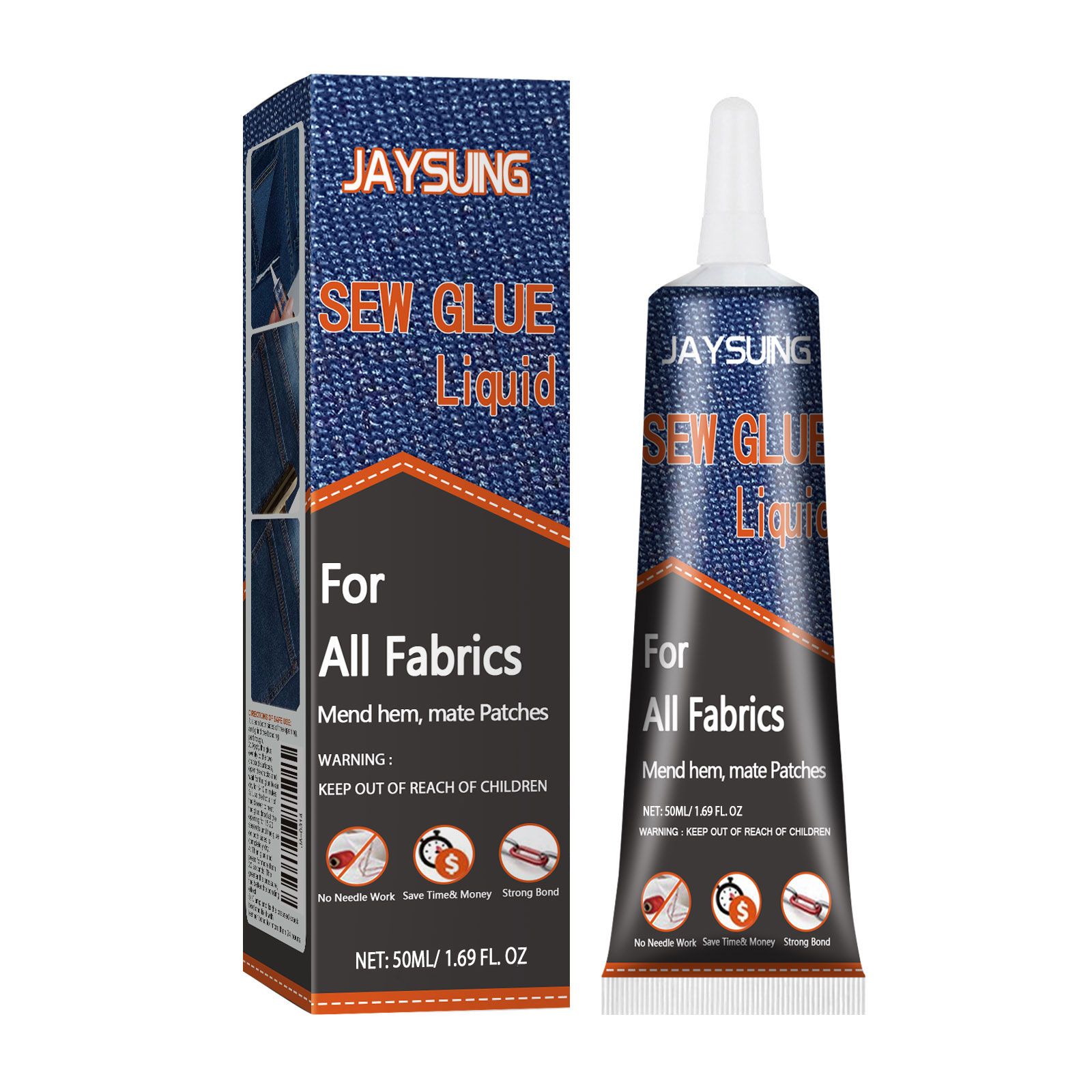 Jaysuing Fabric Sewing Glue, Sewing Fabric Glue Sofa Car Cushion Clothing Glue Fabric Glue_voghion.com