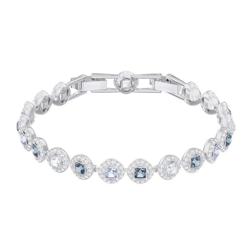 Braccialetto Angel Fashion Designer, serie di gioielli Crystal Mosan Dia, finitura oro rosa_voghion.com