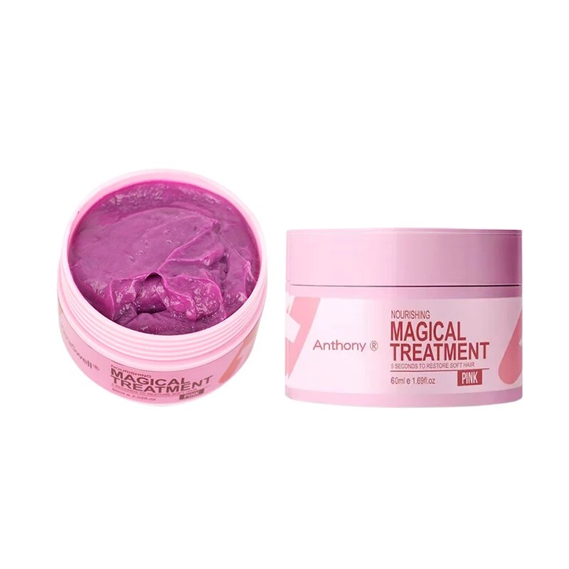 Boutique de soins de beauté Masque magique 5 secondes Réparation à la kératine Dommages Crépus Doux Lisse Brillant Nutrition Sc capillaire professionnel_voghion.com