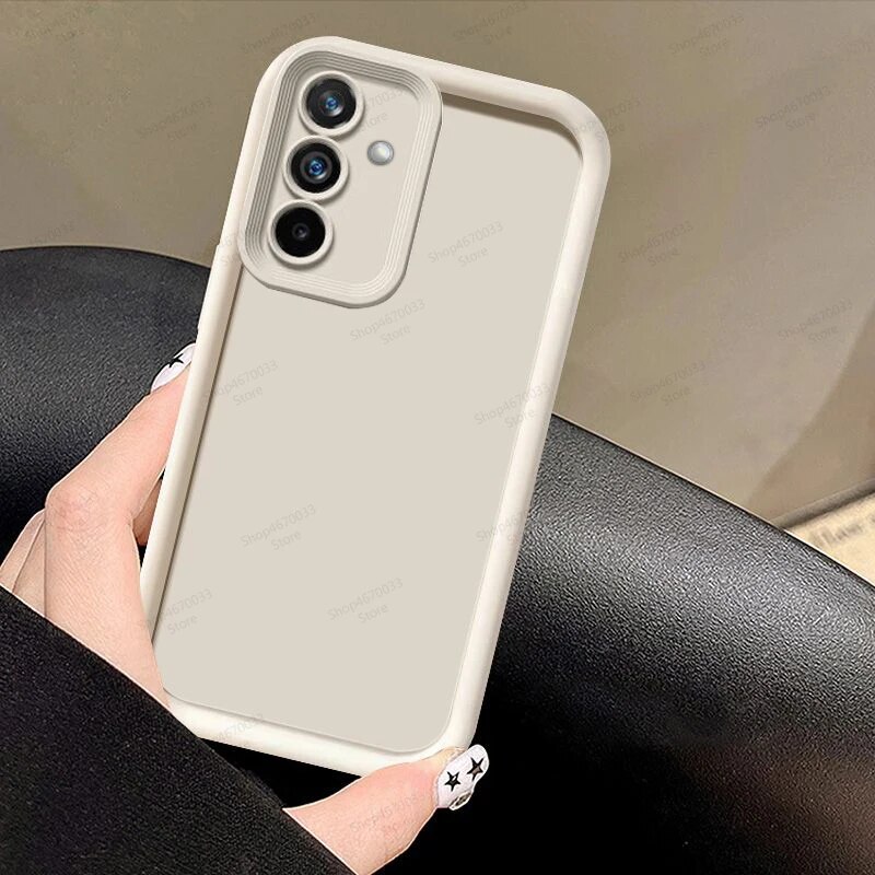 Coque souple en Silicone liquide pour Samsung, compatible modèles A55, A35, A25, A54, A34, A24, A14, A15, A52S, A73, A53, A33, A13_voghion.com