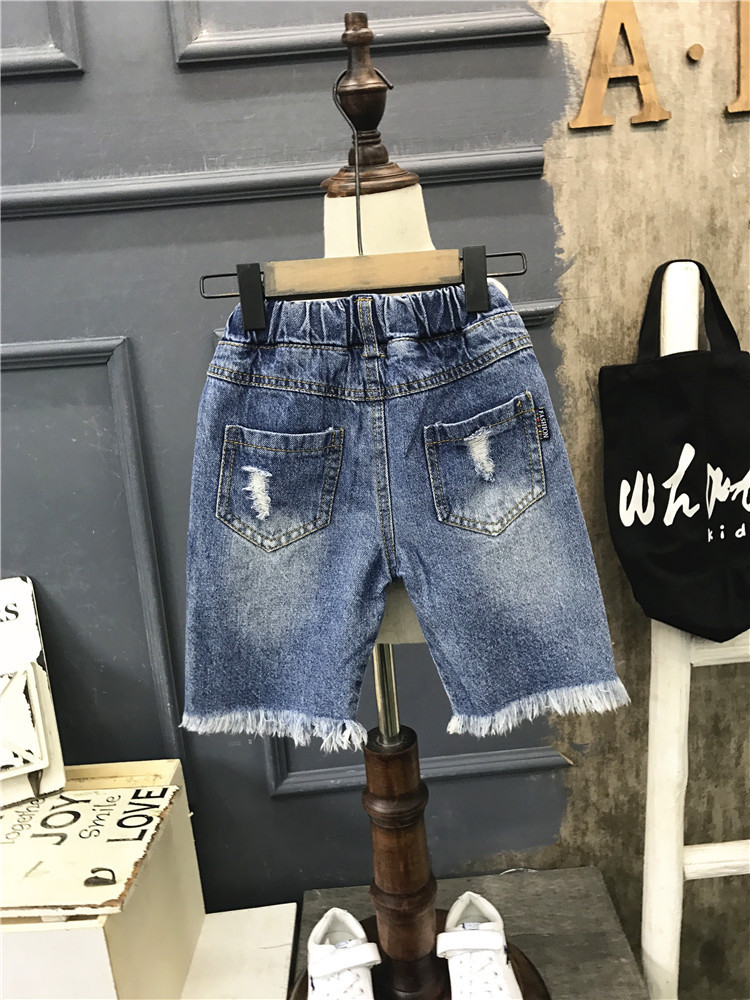 Mother&Kids Boys jeans shorts ripped pants in the little kids cool_voghion.com