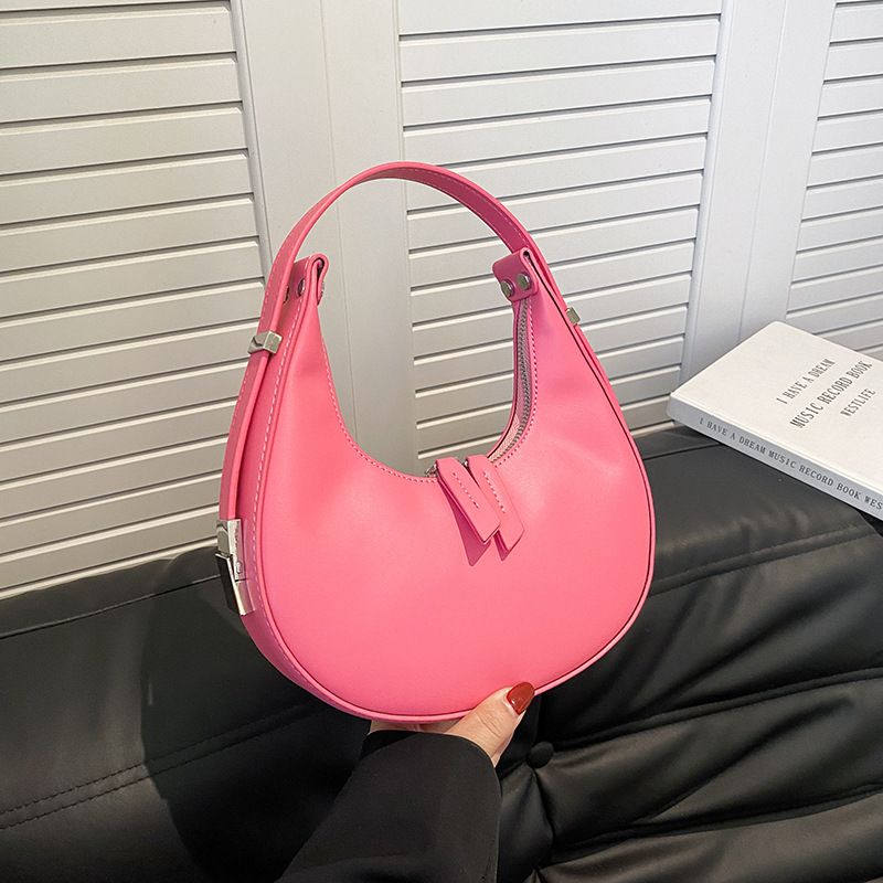 2024 Neue Nischendesign-Handtasche, modisch, bonbonfarben, trendig, eine Schulter, Unterarm-Dump-Tasche, geeignet für_voghion.com