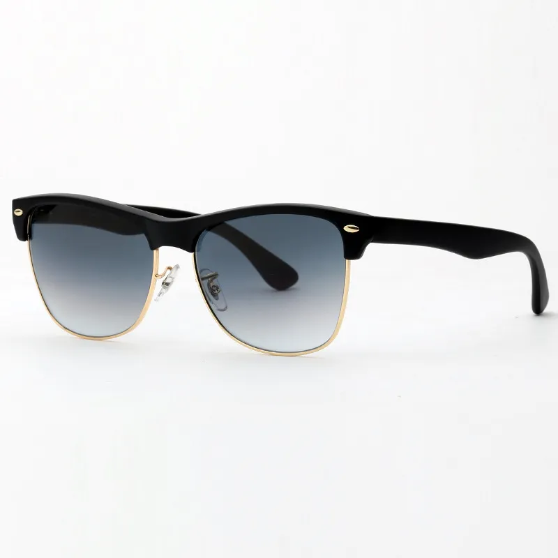 Occhiali da sole da uomo e da donna di alta qualità con montatura in nylon oversize per occhiali da sole da uomo con lenti in vero vetro Oculos Lunette De Soleil_voghion.com