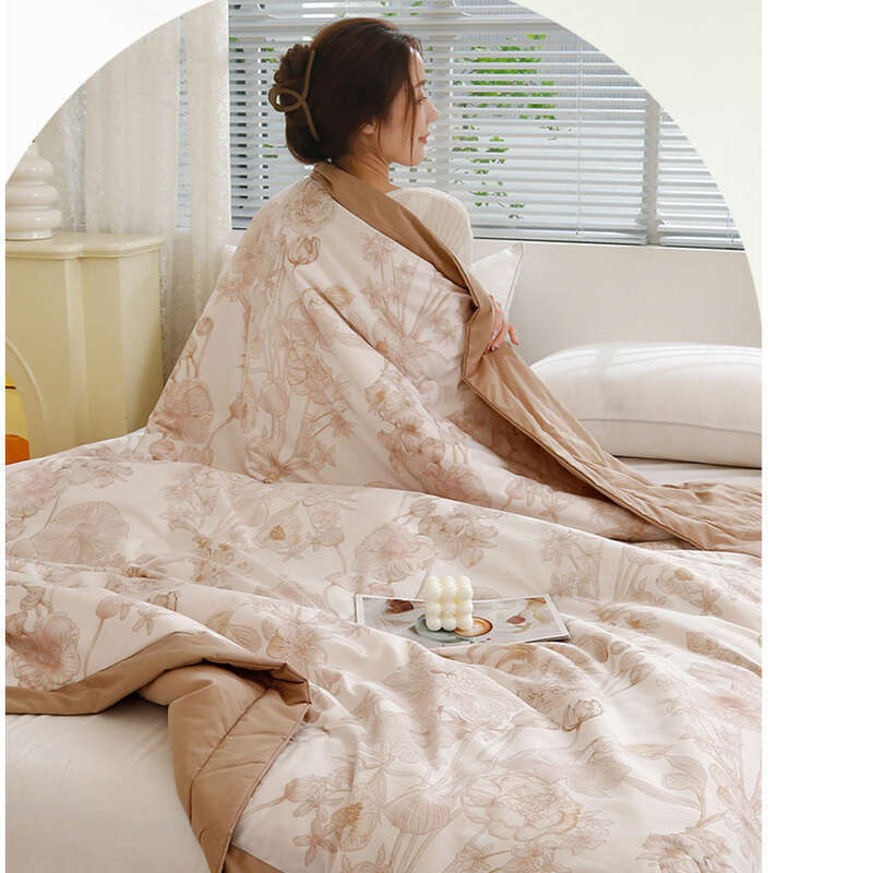Grade A Maternity 100 Miles Outside Machine Washable Cotton Summer Cool Sheet Double Layer Air Conditioning Sheet_voghion.com