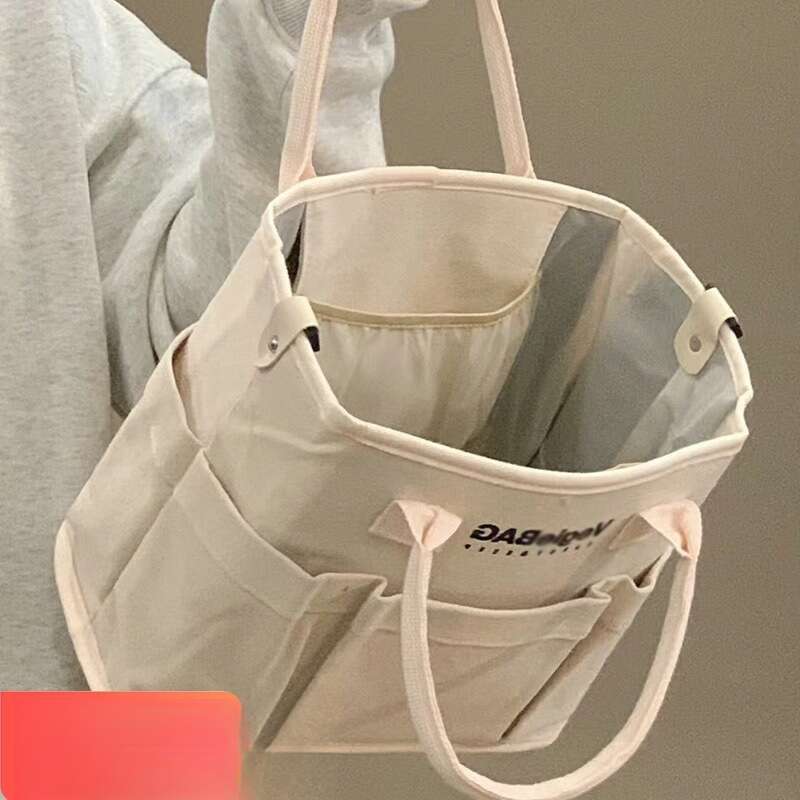 2025 Neue große Kapazität Outdoor Pet Leichte Mama Baby Canvas Damen Tragetasche_voghion.com