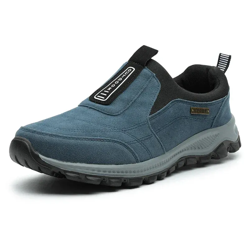 YRZL Outdoor-Wanderschuhe zum Reinschlüpfen, lässig, atmungsaktiv, Wildleder, rutschfeste Wanderschuhe für Herren_voghion.com