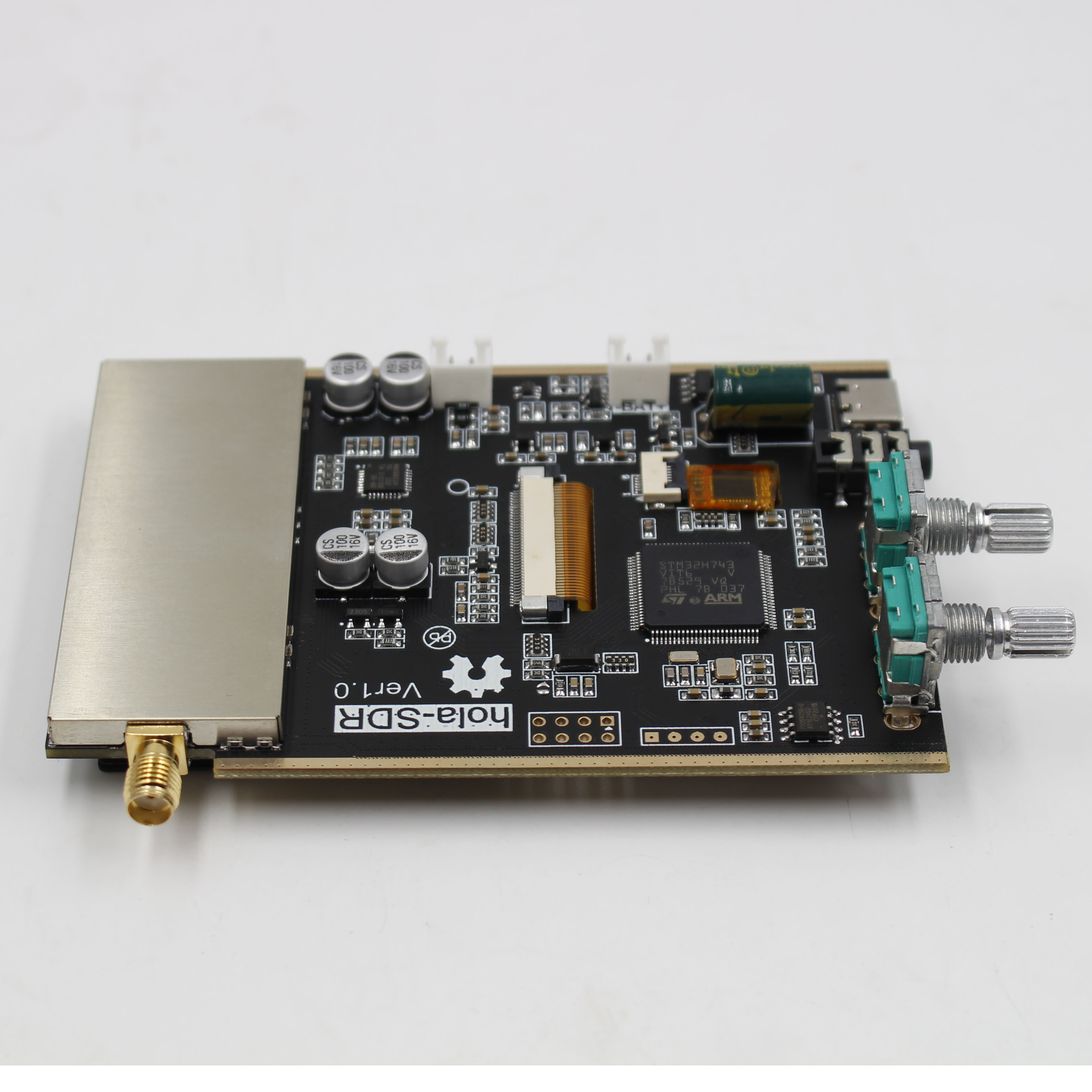 V1.10a 50KHz-2GHz Ενημέρωση Firmware Malahit DSP Δέκτης Μαλαχίτη Ραδιόφωνο SDR Θωράκιση LCD 3.5" Θωράκιση PCB 4 στρώσεων Αποκωδικοποίηση CW_voghion.com