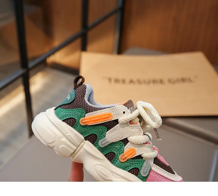 Scarpe sportive per bambini, da ginnastica, per bambini, per bambini e bambine, casual, in rete, alla moda, per la scuola, da corsa, nuove, taglie morbide_voghion.com