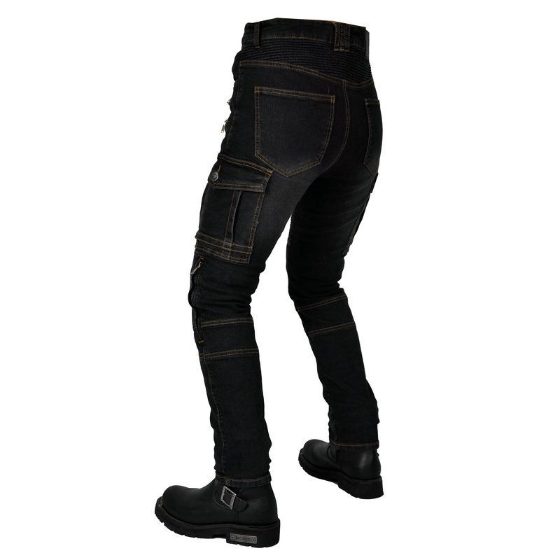 Jeans stile Harley da donna VOLERO con ginocchiere regolabili_voghion.com