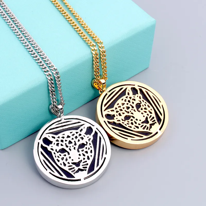 Moški nakit, večbarvna obeska, ogrlica z leopardjim vzorcem, diamanti, vsakodnevno delo, oblikovalec za ženske, moške, par, moda, zabava_voghion.com