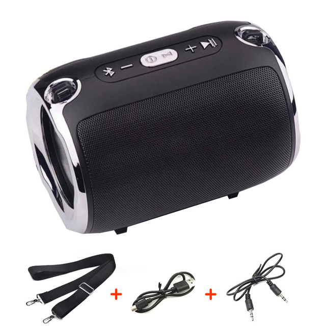 Bluetooth Speaker with FM Radio Music Bass Subwoofer TF AUX USB Portable Small Speakers for Computer Phones S518 caixa de som_voghion.com