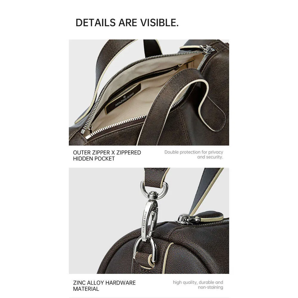 Women's Shoulder Bag High End Large Capacity Commuter Handbag_voghion.com