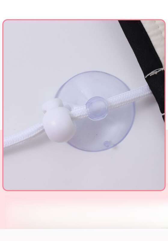 Creative Camellia Flower Printed Embroidered Car Sunshade, Non Punching Suction Cup Type, Rear Universal Version For_voghion.com