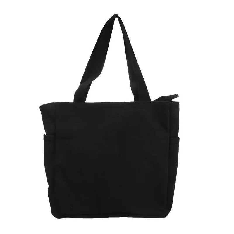 Borsa a tracolla in tela di grande capacità per il lavoro, per studenti, per vestiti e libri, in stile universitario, nuova Y241011_voghion.com