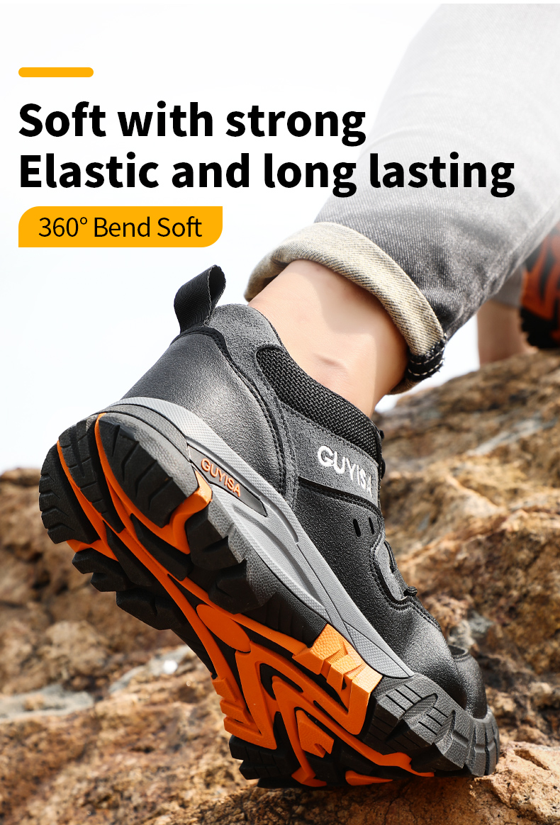 GUYISA Kasut Lelaki - Botas de seguridad para hombre, antiaplastamiento, antipuñaladas, con puntera de acero y aislamiento eléctrico, 1109_voghion.com