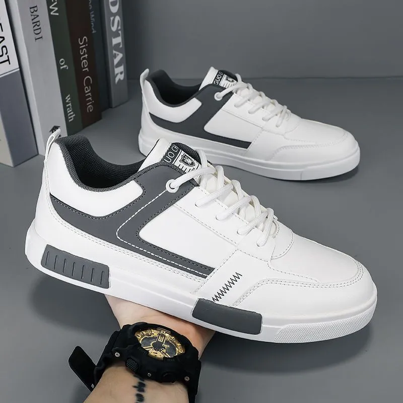 Men New Canvas Breathable White Male Trend Versatile Cloth Flat Bottom Casual Board Shoes Grey Free shipping_voghion.com