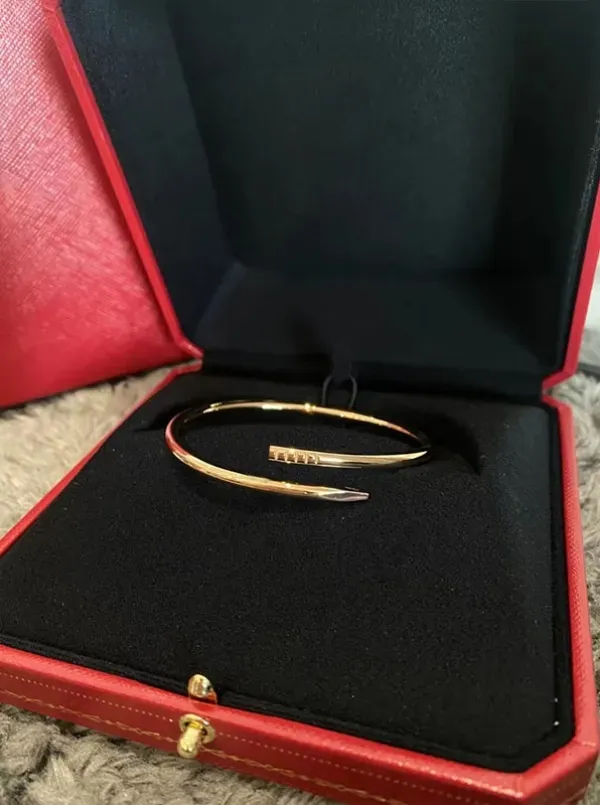 Classic Nail Bracelet Designer Women Fashion Unisex Cuff Bangle Gold Jewelry Gift Mens Bracelets Jewllery CYG2392110-5_voghion.com