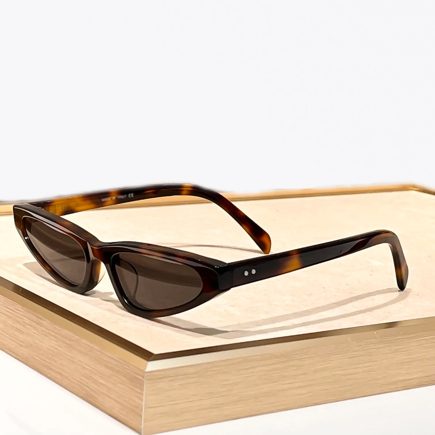 Sonnenbrille Cat Eye Damen Design Brillen Polarisiert Kleines Gesicht Männer Klassisch Hochwertige Vintage Modebrille_voghion.com