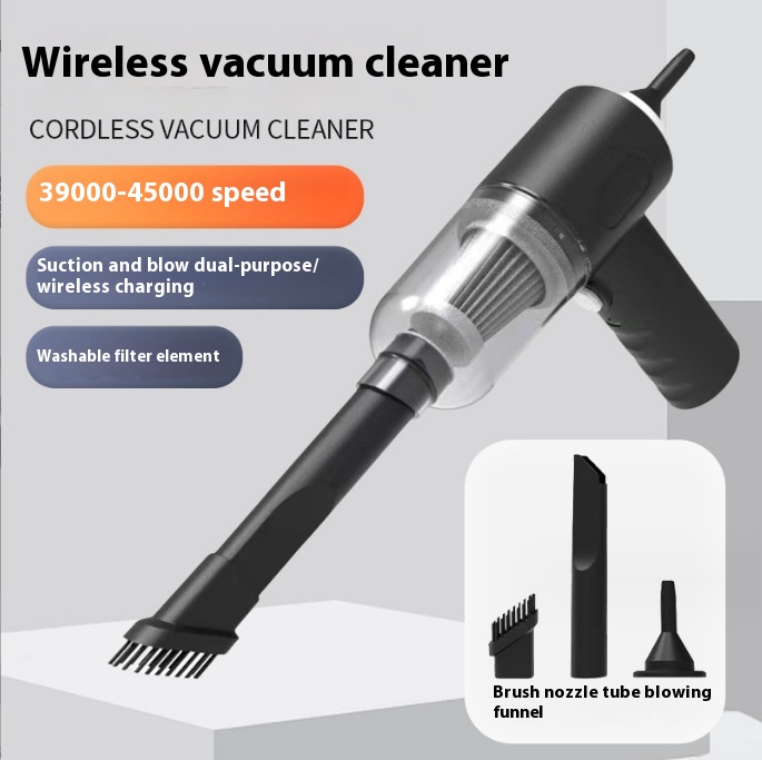 Aspirador portátil para coche, potente aspirador de mano con gran potencia de succión, 12 V con cable