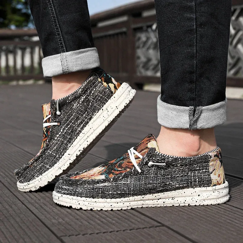 Canvas Sneakers Casual Fashion Denim Atmungsaktive Herren Walking Flats Outdoor Plus Size 49 Herrenschuhe Loafers 240626_voghion.com