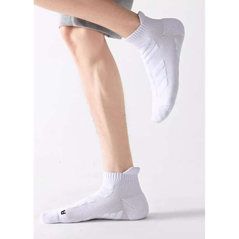 Men's Spring And Autumn Professional Sports Running Basketball Youth Sweat Absorbing Breathable Short Tube Zhuji Socks_voghion.com