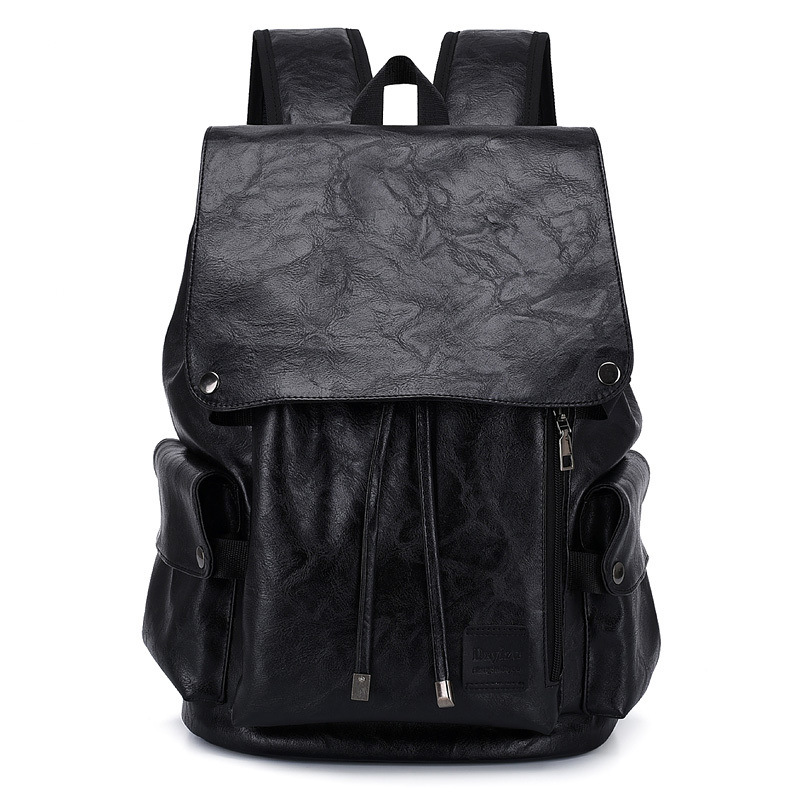 Men's Bags Men's Backpack Brand Fashion Travel Bag Casual Business Computer Bag Simple Soft Leather Student Schoolbag_voghion.com