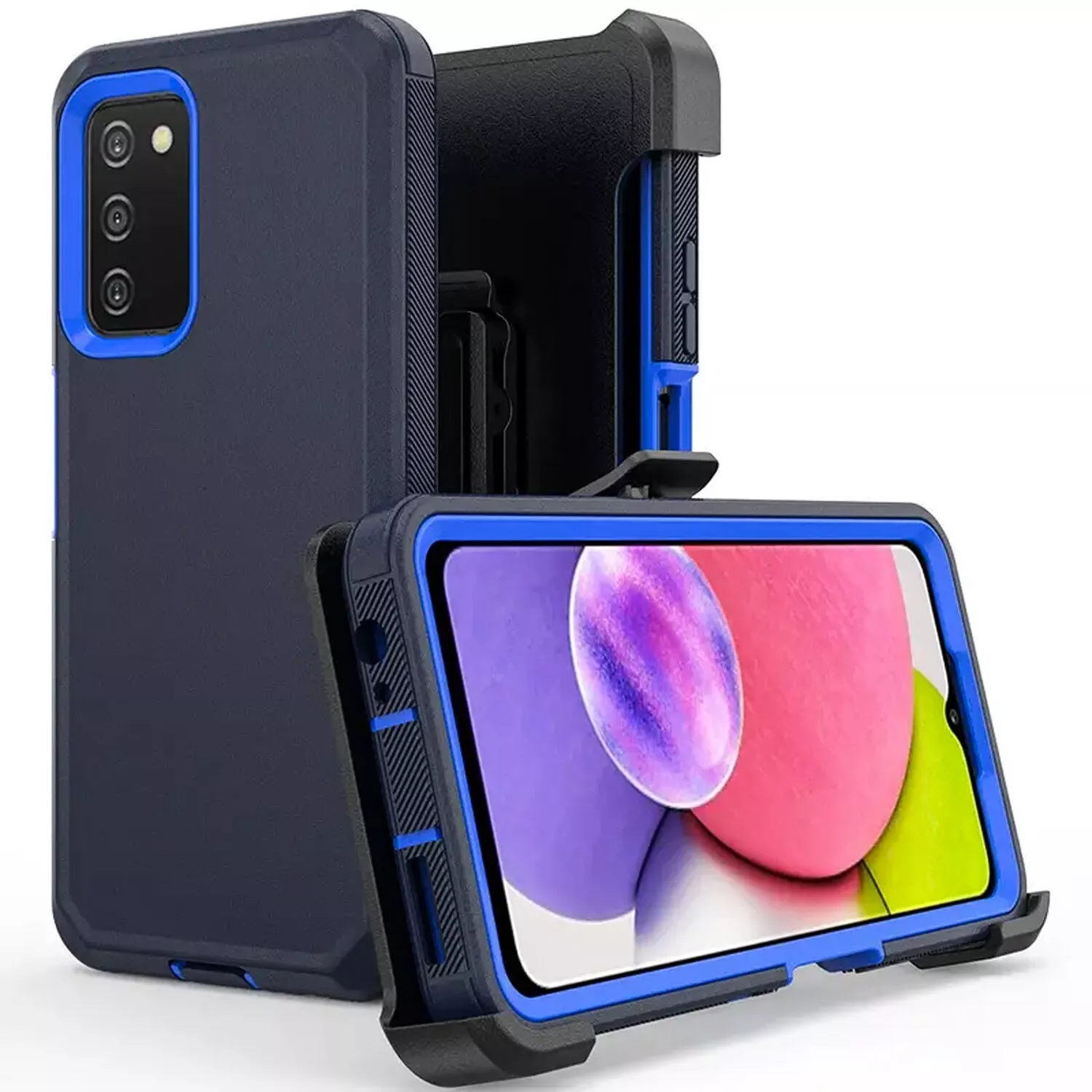 For Samsung Galaxy A16 A15 5G A14 A54 A03s Case Shockproof Cover + Screen Glass_voghion.com