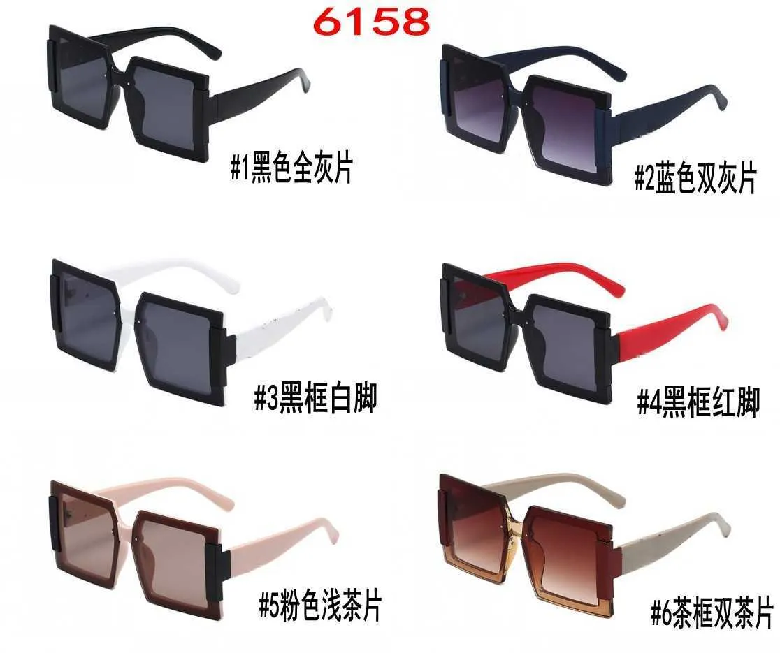 6158 mode grand cadre lunettes de soleil femmes net rouge rue Photo lunettes de soleil carrées_voghion.com