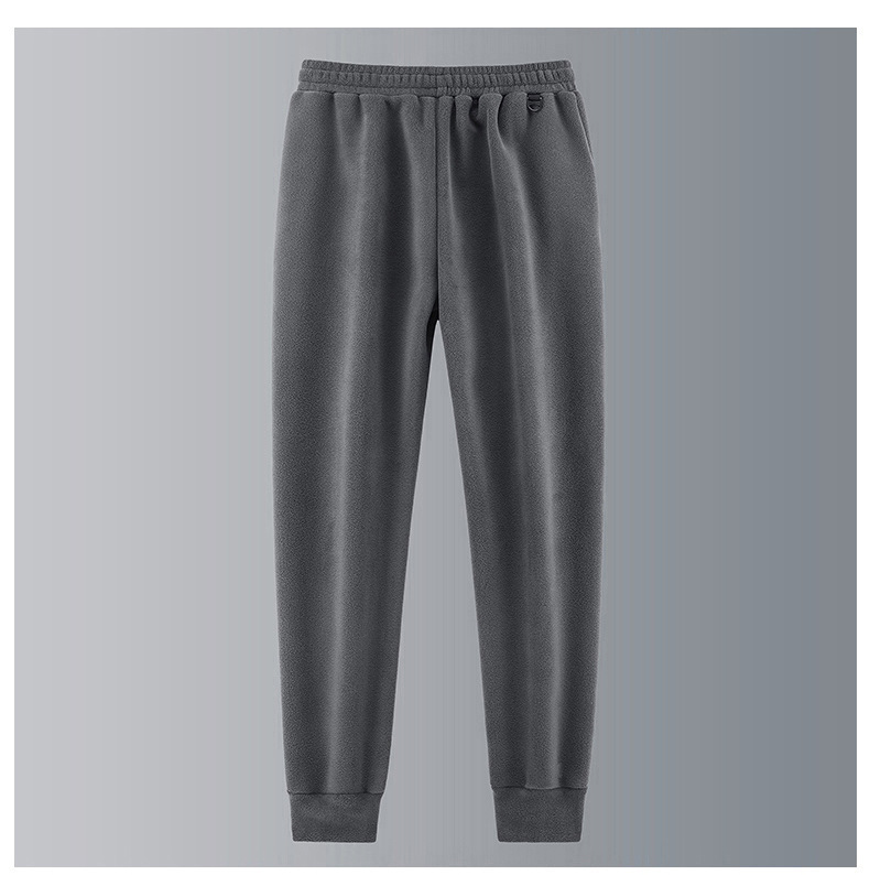 Nuovo autunno e inverno da uomo in pile polare ispessito vestito caldo collo alto allentato comoda giacca set completo alla moda e casual_voghion.com