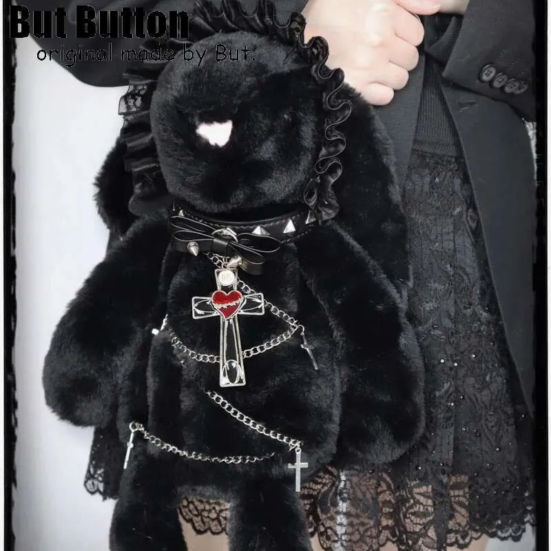 Same Style As Blogger Haruku Women Y2k Girl Halloween Gift Tote Punk Handbag Gothic Lolita Bunny Rabbit Cosplay Props_voghion.com