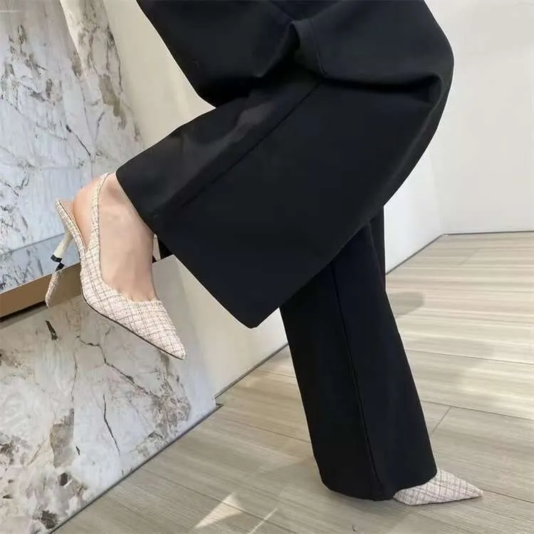 Designer For Women 2024 New Summer Quality High Heels Design Sense French Fashion Sandals Temperament Niche Single Shoe_voghion.com