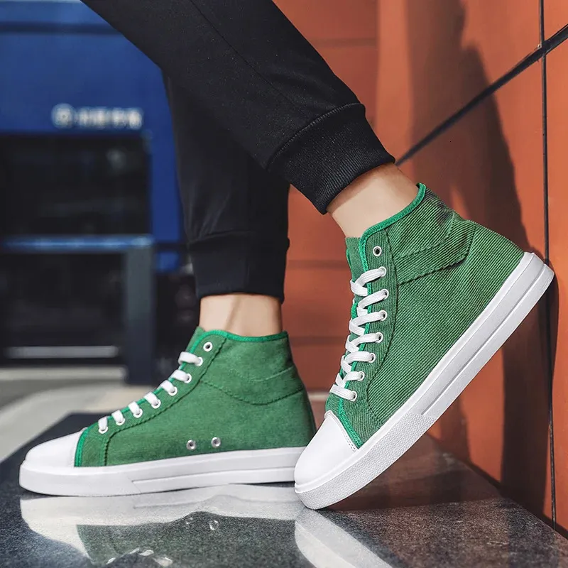 Sneakers Skateboarden Dames Heren Unisex Lichtgewicht Hoge Canvas Schoenen Koppels Wandelen Mannen Gig Maat 36-46_voghion.com