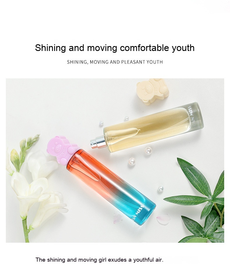 Parfum durable pour femme, crème glacée, ours de dessin animé, nouvelle étudiante, prix compétitif, rouge net_voghion.com