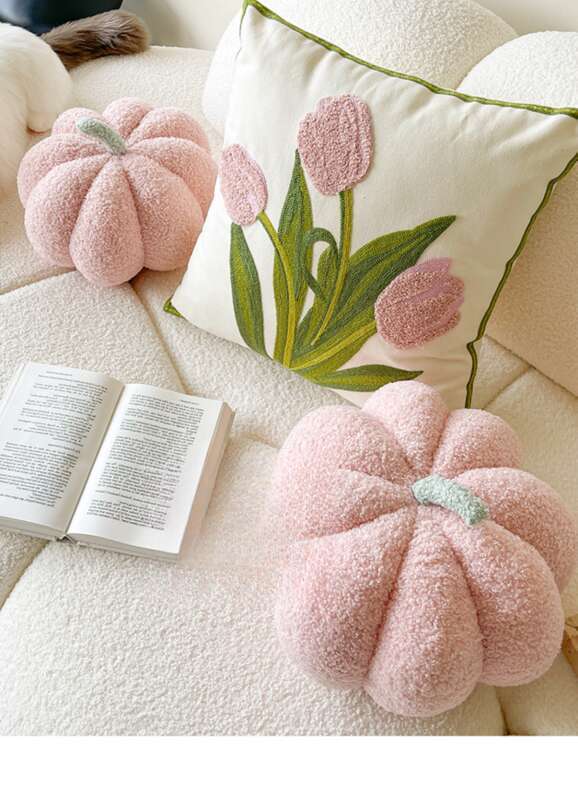 Tulip Cute Living Room Sofa Cushion Headrest Cushion Set_voghion.com