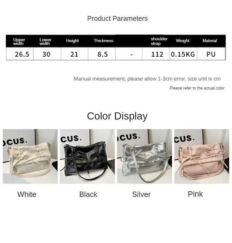Unterwäsche Damenhandtasche große Kapazität Herbst und Winter 2024 neue High-End-Schulter-Pendlertasche Y241025_voghion.com