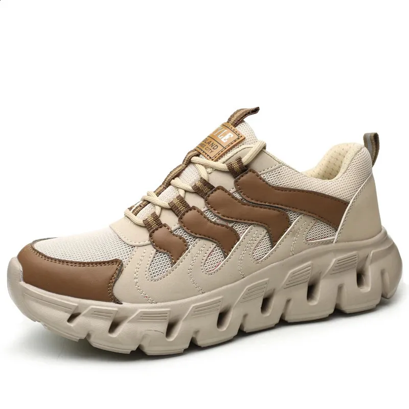Sicherheitsschuhe für Herren und Damen, stoßfest, perforiert, atmungsaktiv, leicht, Arbeits- und Sportschuhe, nicht abnehmbar, Wanderstiefel, Größe 36–46_voghion.com