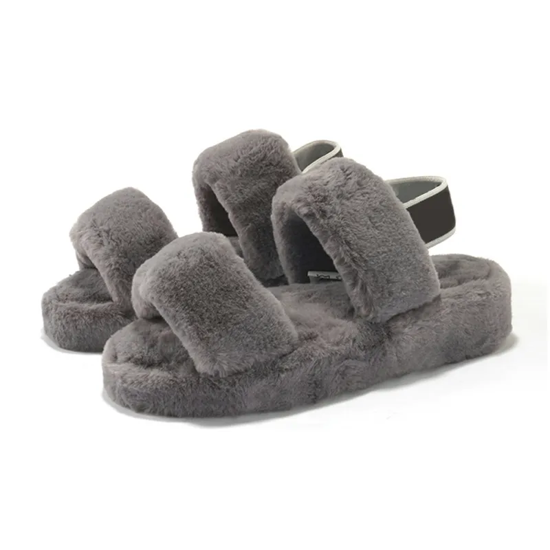 Designer Fashion Slippers SlideWomen Sandals Warm Comfort Woman Slipper Shoes Autumn Winter Slides Scuffs Sandal Size_voghion.com
