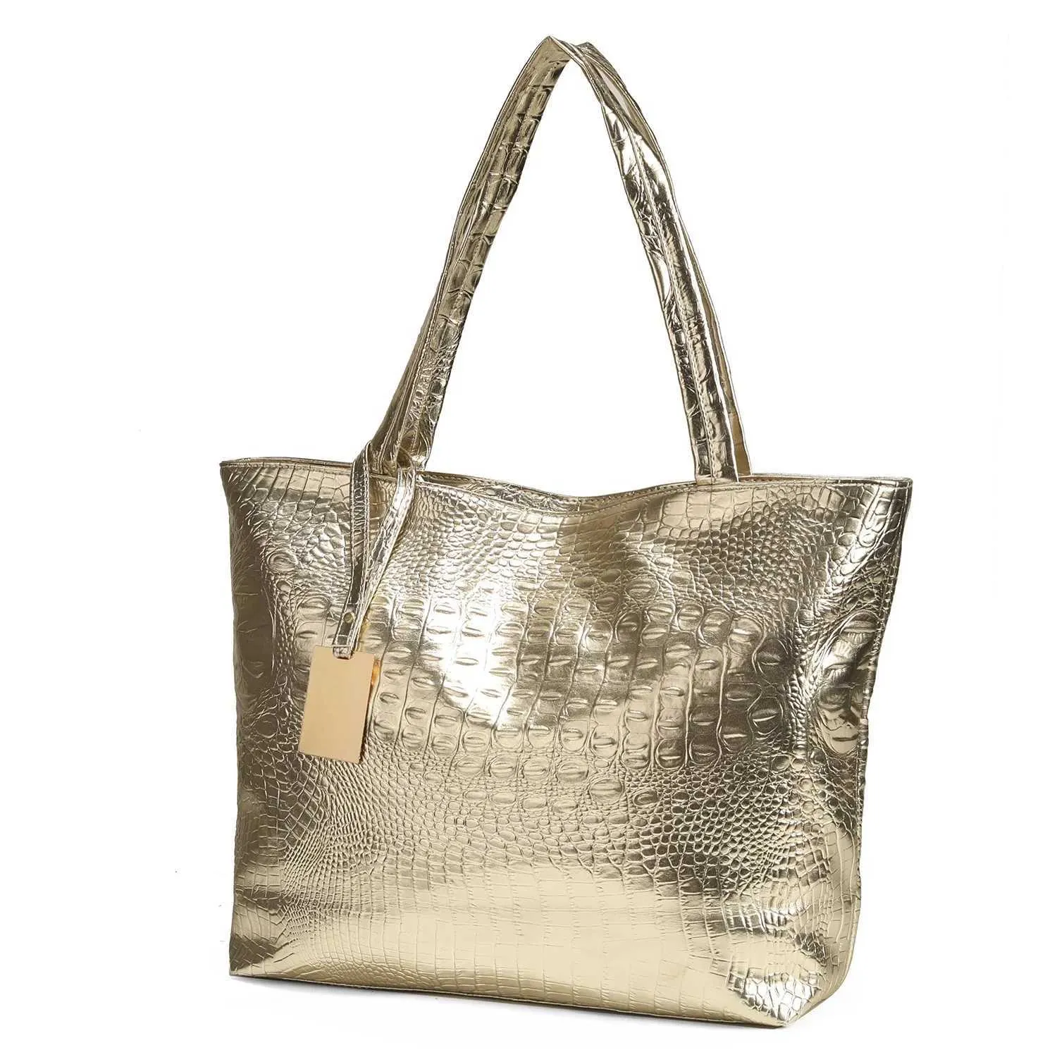Designer schoudertas en tote bag voor dames in zwart en goud_voghion.com