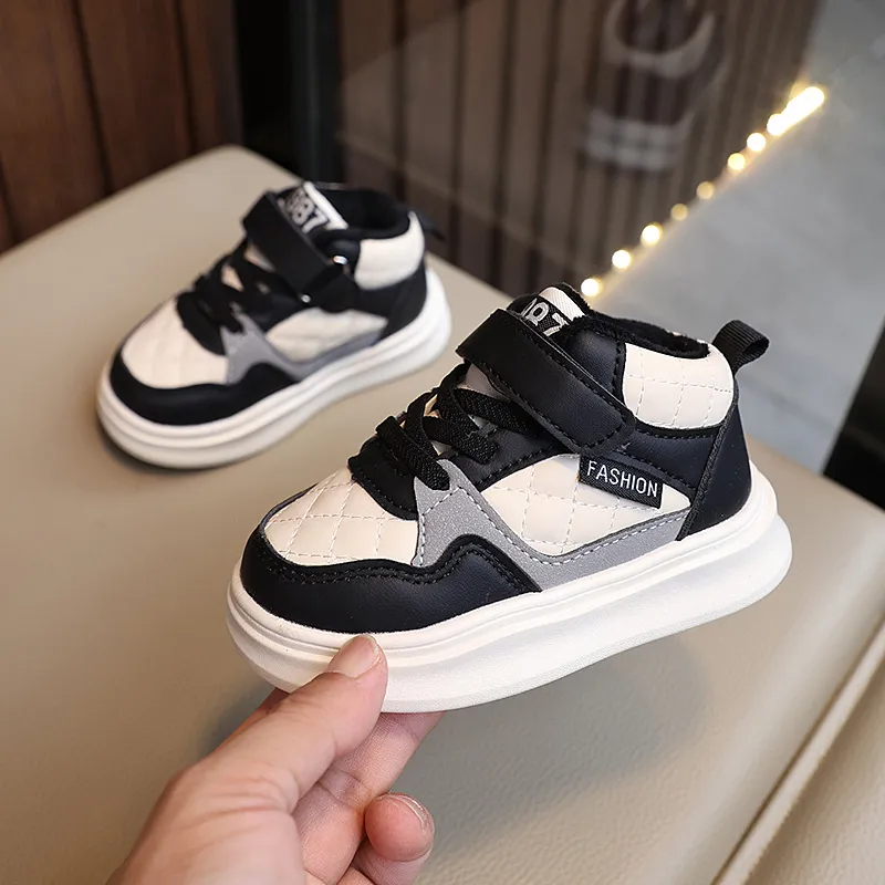 Zapatillas deportivas de invierno 2025 para niños y niñas, informales, antideslizantes, de Littlesprouts, para baloncesto._voghion.com