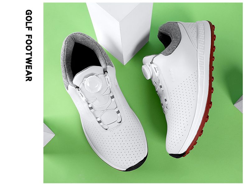 Chaussures professionnelles pour hommes Nouvelles baskets d'entraînement de golf sans crampons à boucle pivotante Taille L_voghion.com