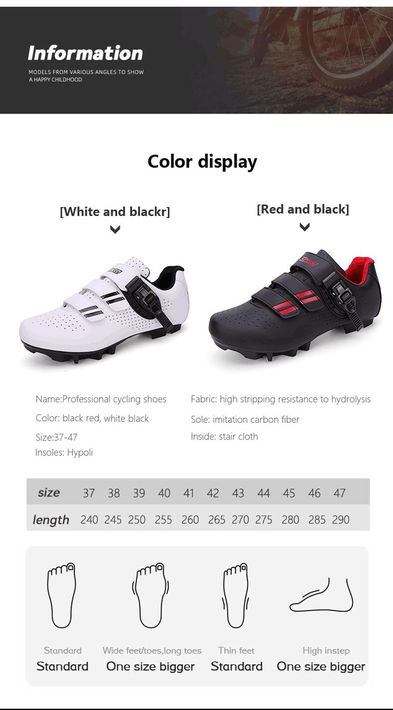 Wydajność kosztowa 2024 Baasploa Professional Bicycle MTB Buty sportowe męskie antypoślizgowe Outdoor_voghion.com