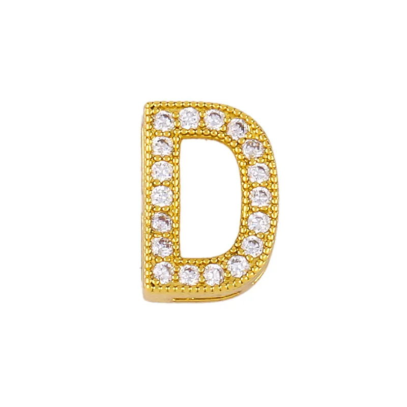Initial Letter Necklace Pendant Gold Alphabet A To Z Personalised_voghion.com