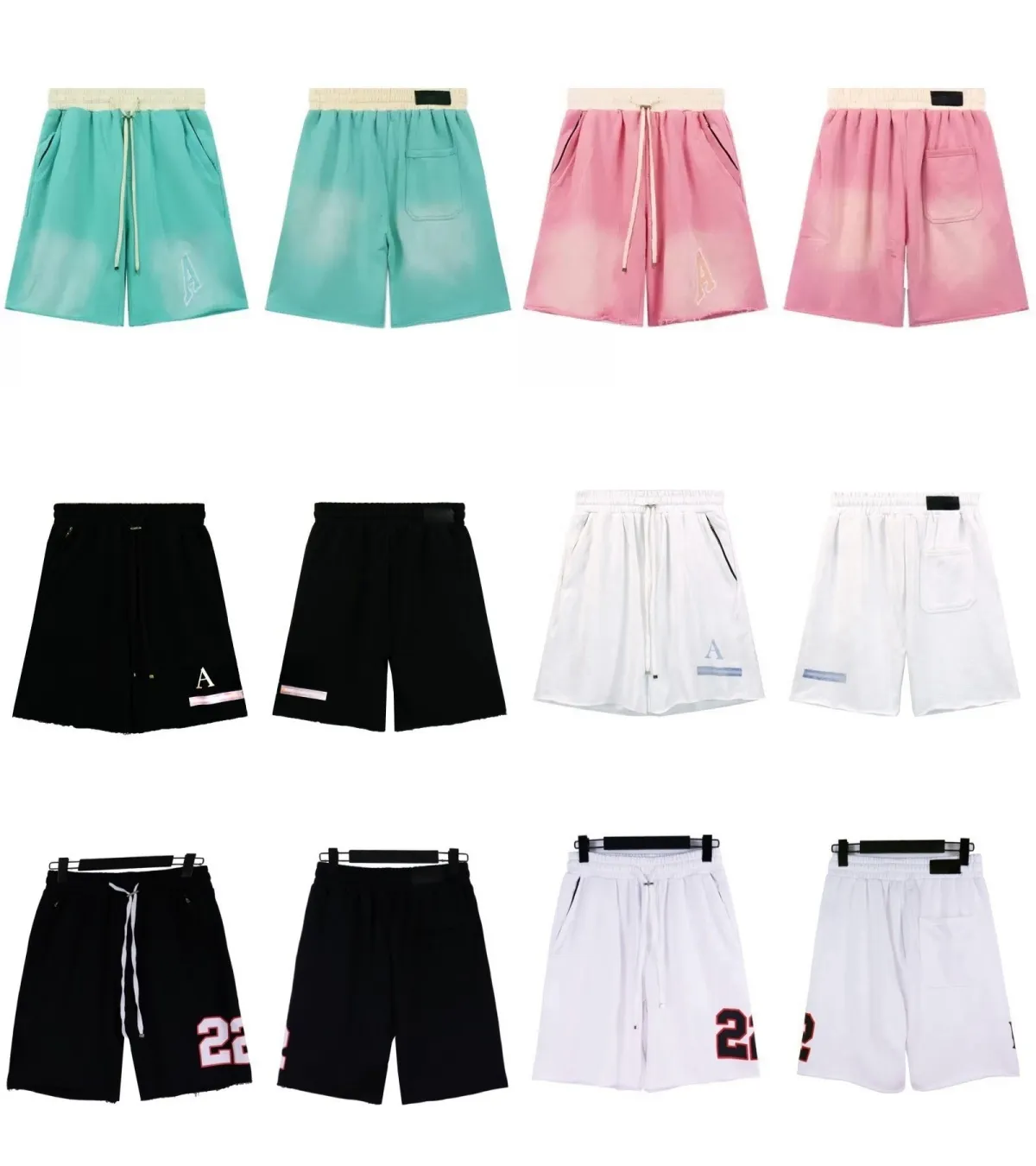 Pantaloncini sportivi corti da uomo e da donna, ad asciugatura rapida, da bagno, estivi, da uomo, con stampa di lettere, pantaloni da spiaggia firmati_voghion.com