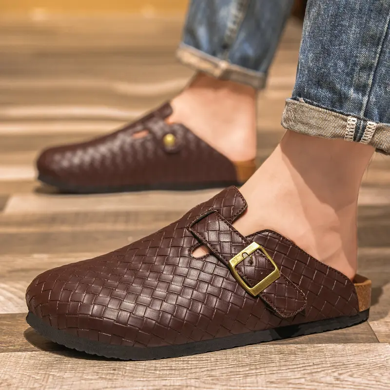 Men's Muller Slippers Versatile Four Seasons Casual Shoes_voghion.com