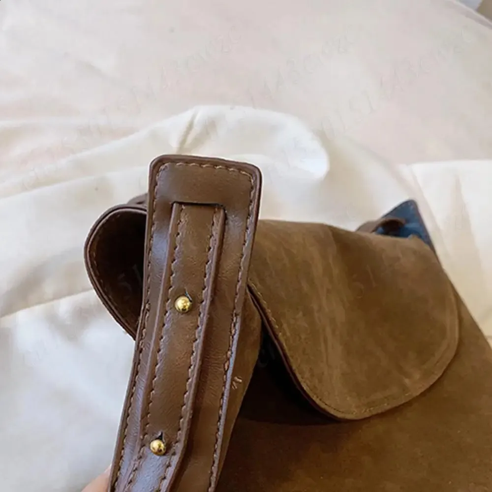 Borsa a tracolla in pelle scamosciata per donna, chiusura magnetica, tracolla regolabile, borsa a tracolla multitasche, borsa hobo per lavoro e viaggio_voghion.com