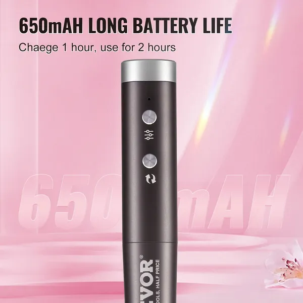 VEVOR Electric Cordless Nail Drill, 30,000RPM Variable-Speed Rechargeable Nail E File Machine, Portable Manicure Pedicure Polisher With 50PCS Sandin_voghion.com