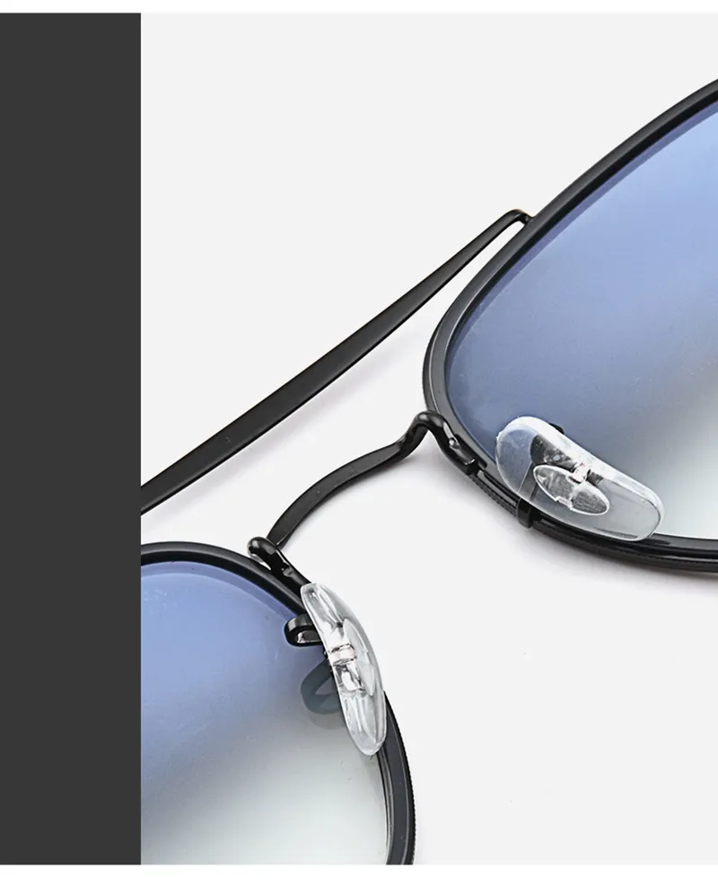 Occhiali da sole quadrati con montatura in metallo da uomo e da donna, lenti in vero vetro, occhiali da sole alla moda con custodia in pelle e tutto_voghion.com